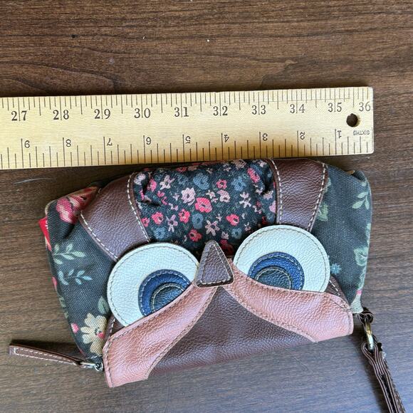Vintage Unionbay Owl Aztec Wristlet - Cute and Unique! Boho - Picture 12 of 12